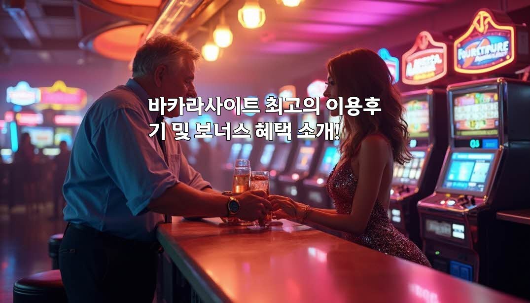 바카라사이트 최고의 이용후기 및 보너스 혜택 소개!