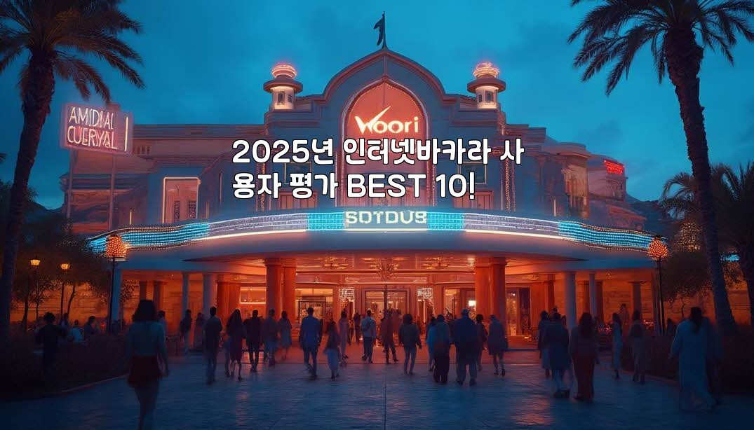 2025년 인터넷바카라 사용자 평가 BEST 10!